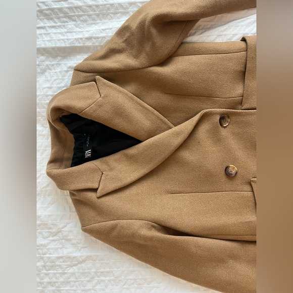 Brand new camel Zara wool coat - Picture 4 of 5